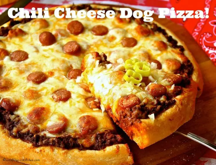 Chili Cheese Dog Pizza