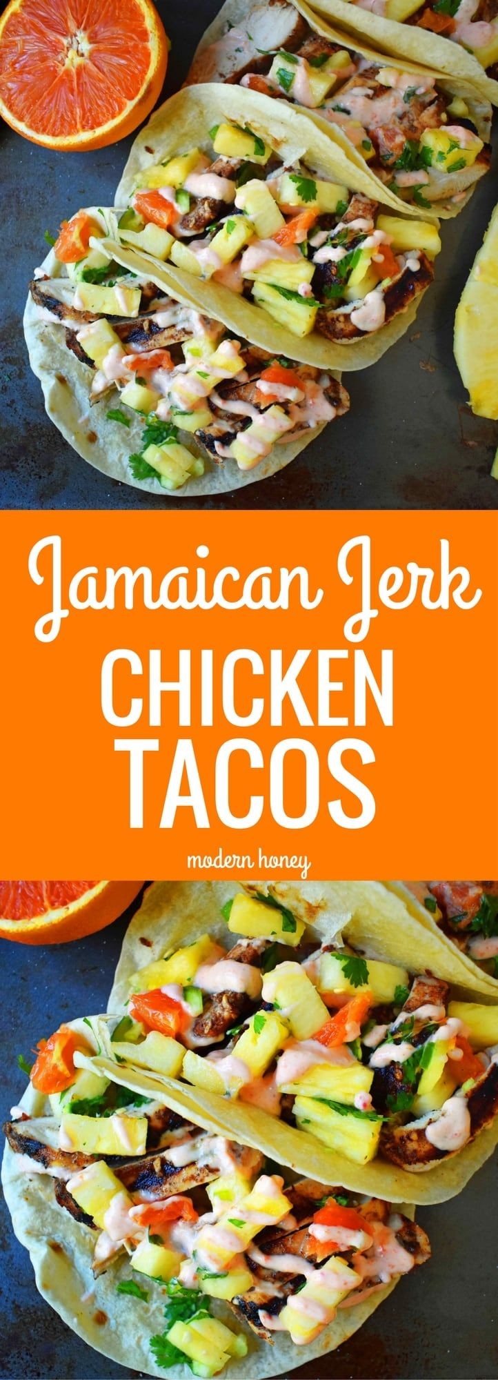 Jamaican Jerk Chicken Tacos