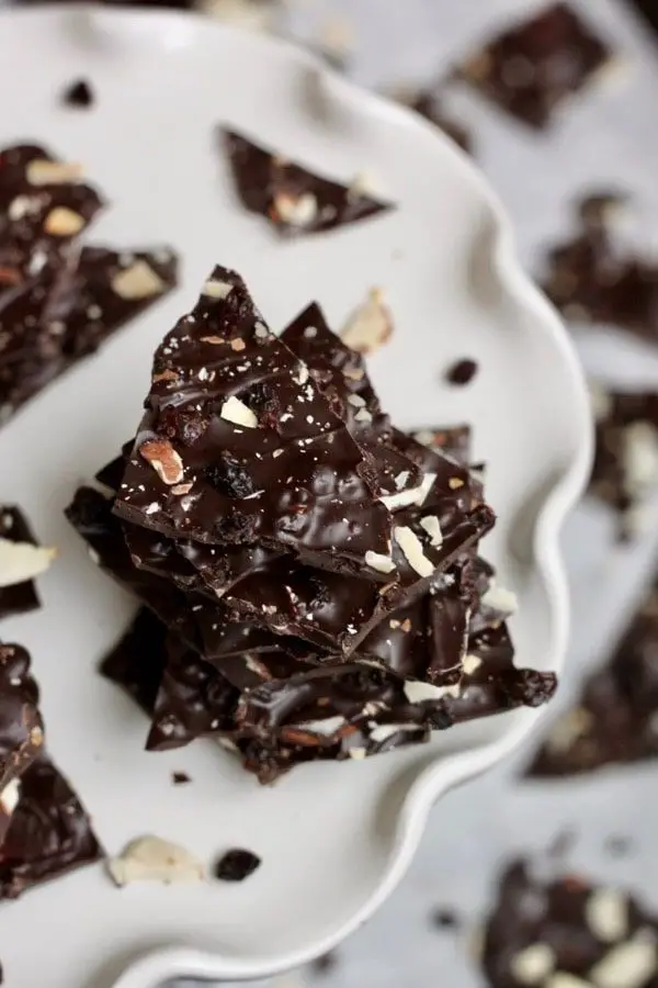 Fruit And Nut Chocolate Bark