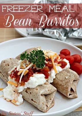 Slow Cooker Bean Burritos