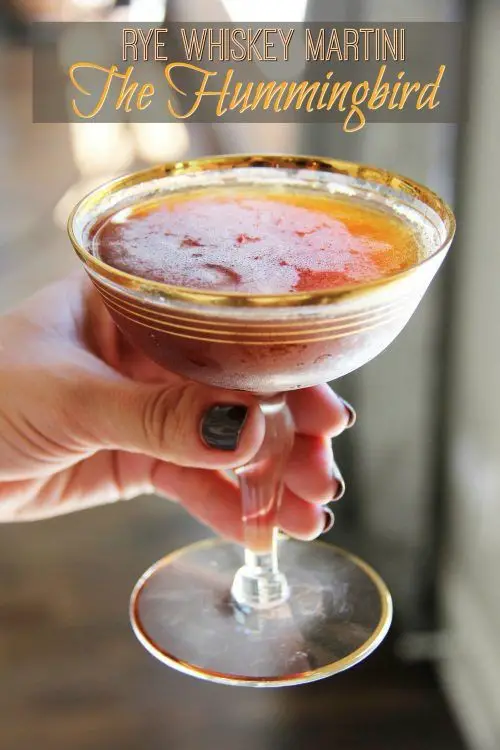 Rye Whiskey Martini