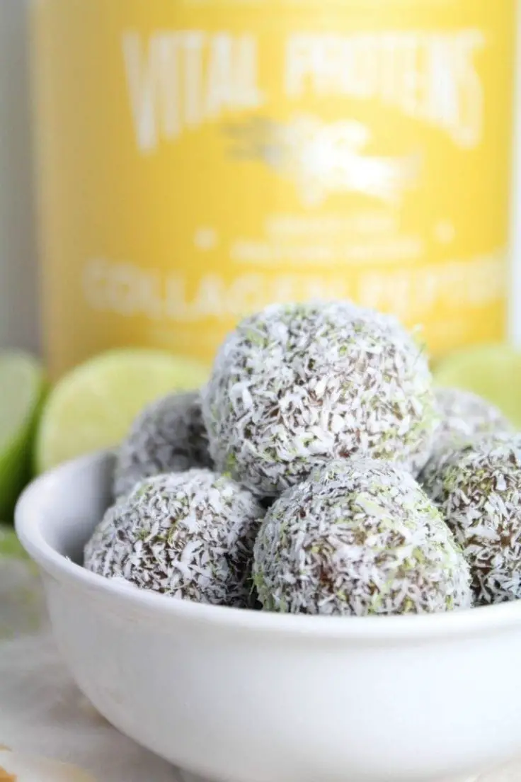 Whole30 Key Lime Pie Bites