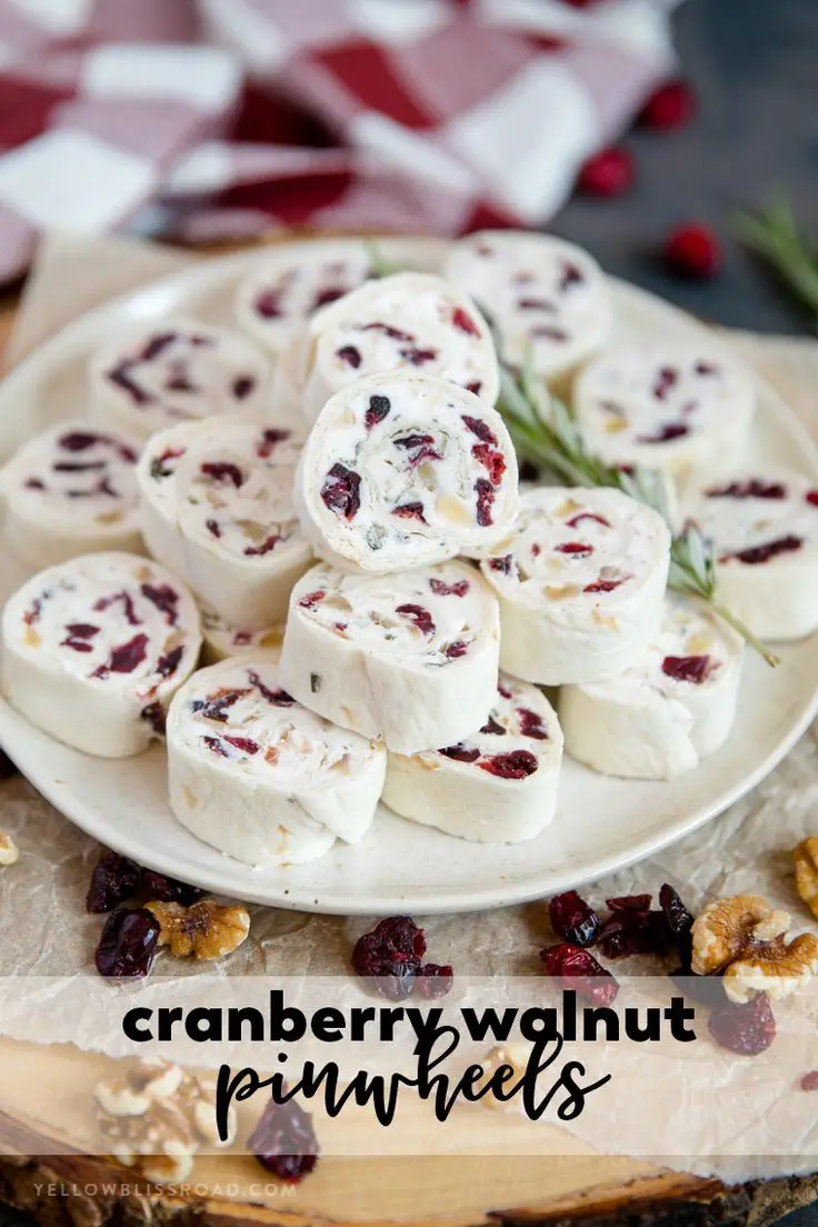 Cranberry Walnut Pinwheels