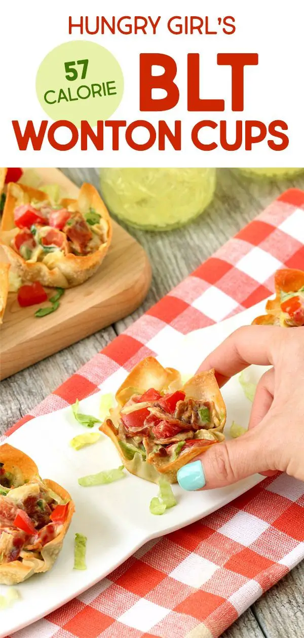 BLT Wonton Cups