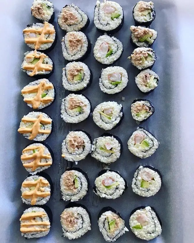 Cauliflower Rice Sushi