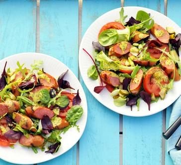 Chicago-Style Hot Dog Salad