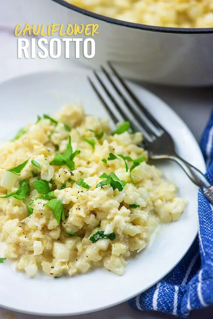 Italian Cauliflower Rice Risotto