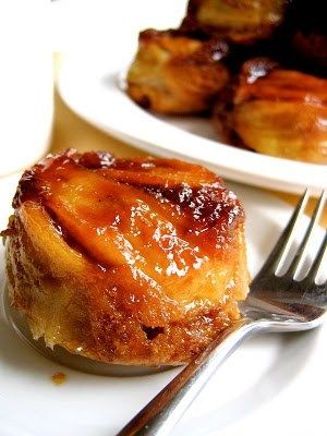 Banana Rum Upside Down Cakelets