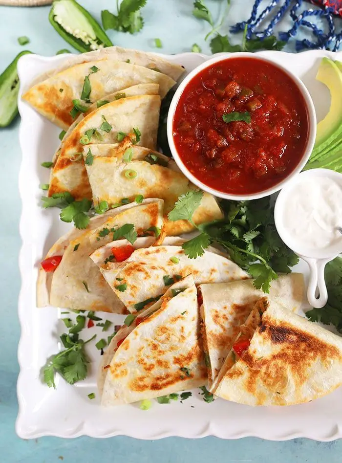 Chicken Fajita Quesadillas