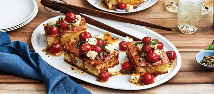 Focaccia With Cherry Tomato Salsa