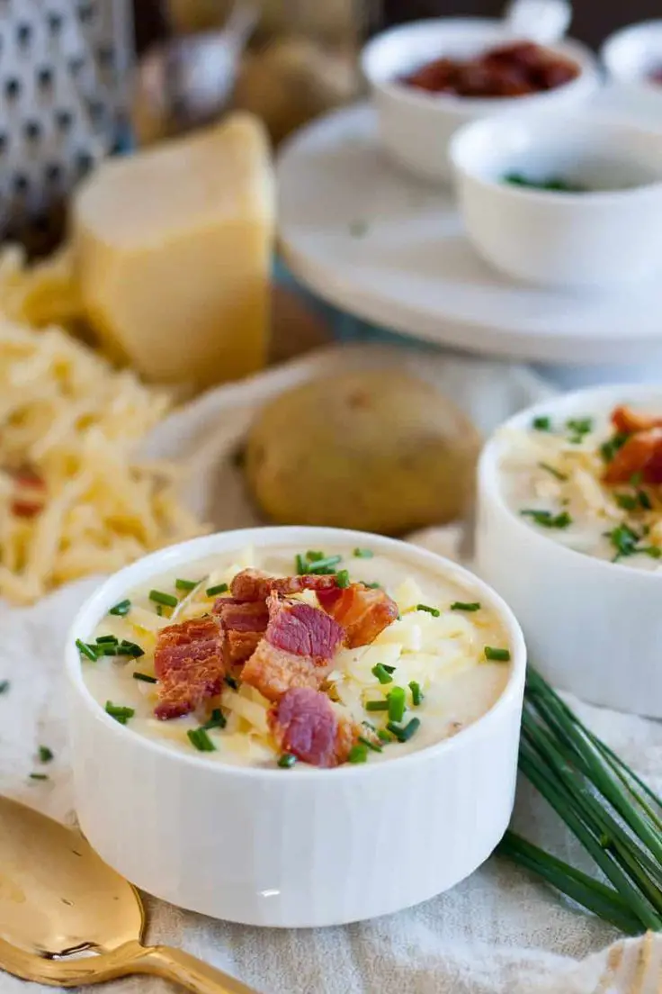 Yukon Gold Baked Potato Soup