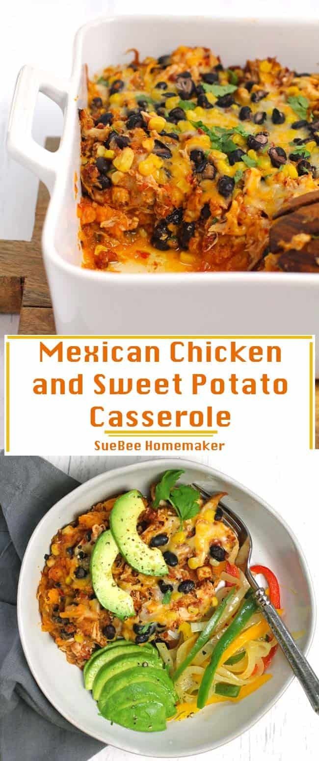 Mexican Chicken & Sweet Potato Casserole