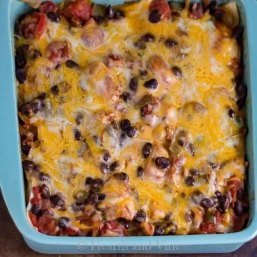 Chicken & Black Bean Casserole