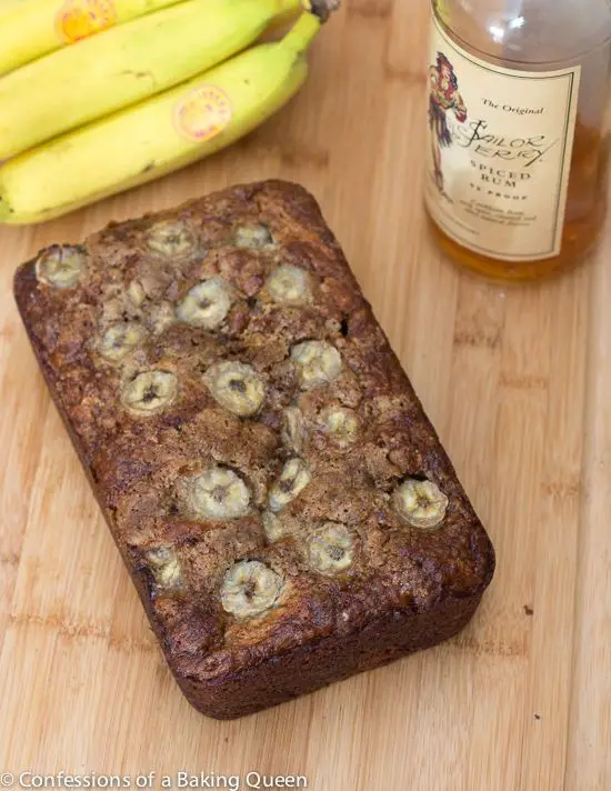 Bananas Foster Banana Bread