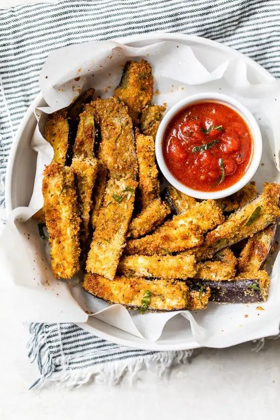 Baked Eggplant Sticks