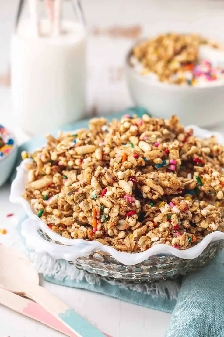 Birthday Cake Granola