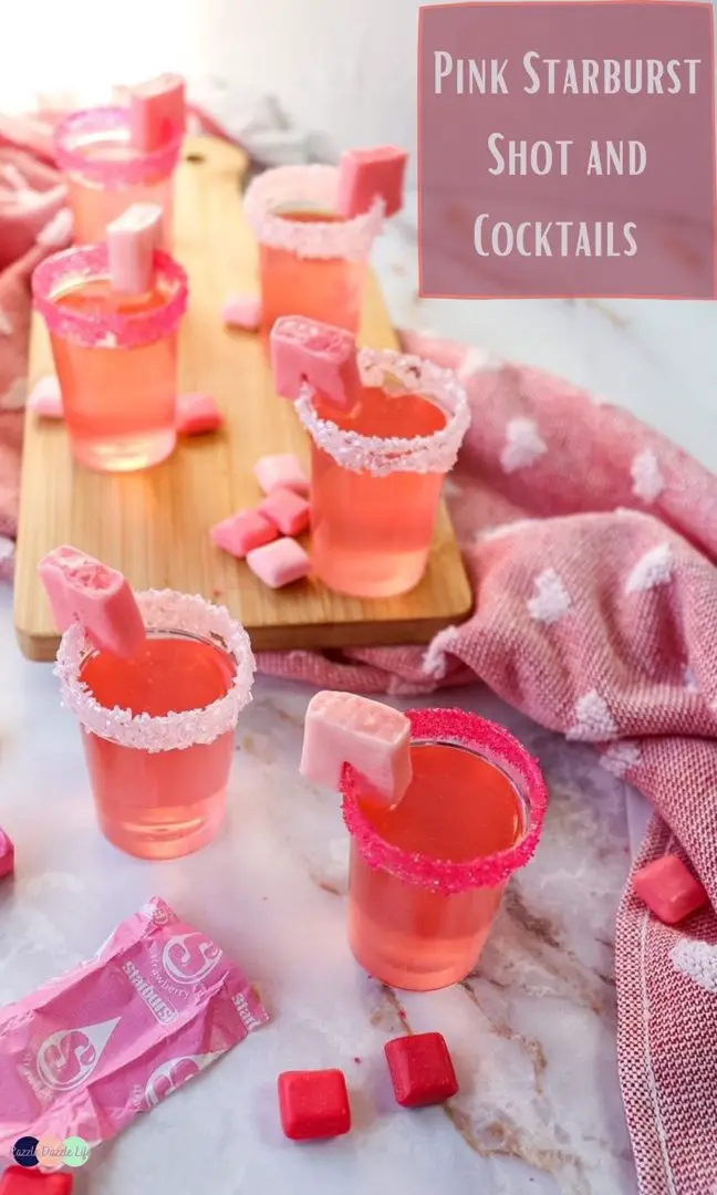 Pink Starburst Shot & Cocktail